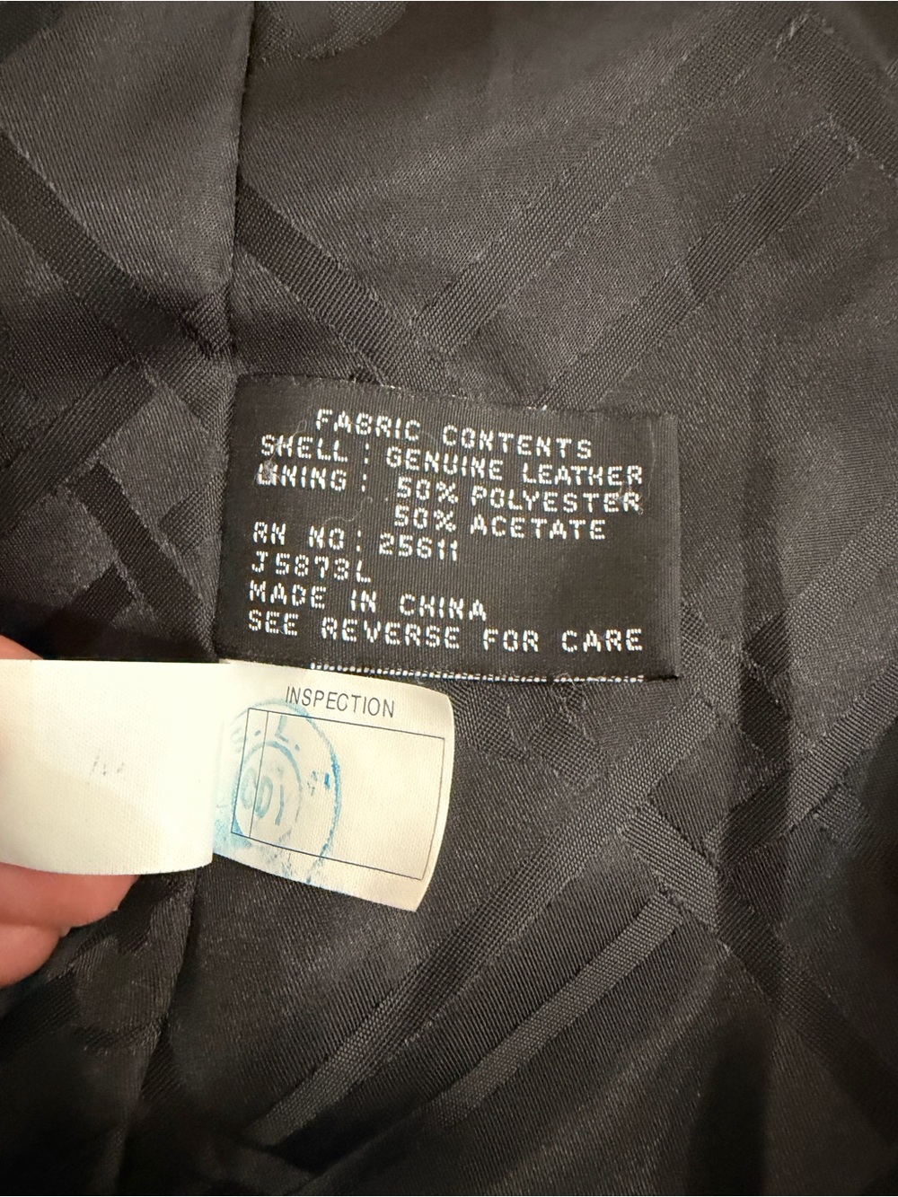 Jones New York Genuine Leather Blazer Jacket Black L Fall Winter Capsule Classic - Picture 10 of 13